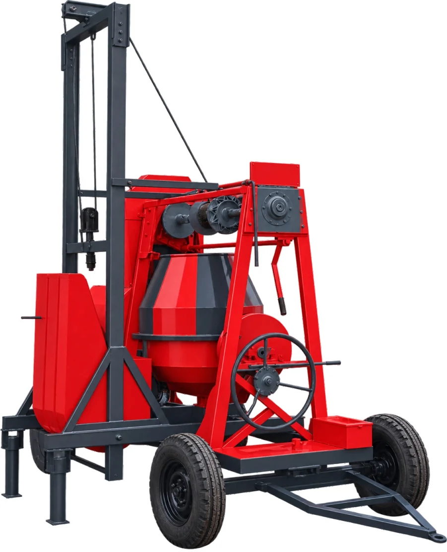 Lift Concrete Mixer — MS Drum Building Hoist